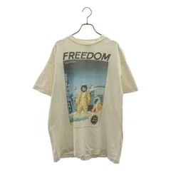 SAINT MICHAEL  Mxxxxxx / セントマイケル | × FREEDOM ASTRO / 両面プリント オーバーサイズ Tシャツ カットソー | M | ホワイト | メンズ