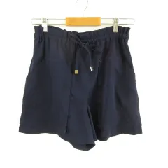 スピック&スパン Spick&Span キュロット ショートパンツ 紺 36 *T758
