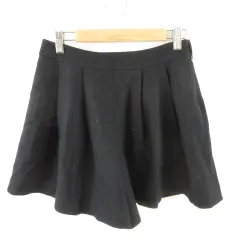 アベニールエトワール Aveniretoile ショートパンツ キュロット 黒 36 *E348のサムネイル
