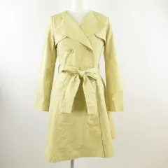プロポーション ボディドレッシング PROPORTION BODY DRESSING トレンチコート ロング 長袖 黄 1 *T475のサムネイル