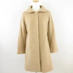 テチチ Te chichi ステンカラーコート ロング 長袖 ベージュ M *A249のサムネイル