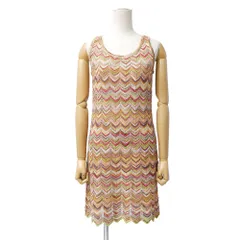 Missoni ミッソーニ ヴィンテージ ワンピース サイズ40 シェブロン ニット【おすすめ】 イタリア製 ブランド古着【中古】20260112/RA7191のサムネイル