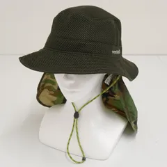 mont-bell モンベル 3Dメッシュハット USED美品 男女兼用 #1118193 ダークグリーン Mサイズ 56-58cm X9717