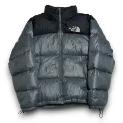 The North Face ヌプシ 700 グース ダウン グレー ダウンのサムネイル