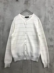 Reflect リフレクト ボーダーニット カーディガン size9/白系 ■◇ レディース