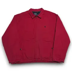 POLO Ralph Lauren レッド コットン スイングトップ ハリントンジャケット