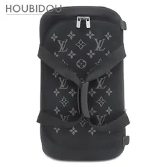 ルイヴィトン LOUIS VUITTON スーツケース ホライゾン ソフト 2R55 レザー プラスチック アルミニウム 3D熱成形による一体型のニット ブラック ガンメタル金具 36L 2輪キャスター パドロック欠品  M20125 DR1109【中古】のサムネイル