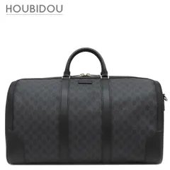 グッチ GUCCI ボストンバッグ GGスプリーム ボストンバッグ GGスプリームキャンバス レザー ブラック シルバー金具 黒 旅行カバン  478323 【保存袋】【中古】