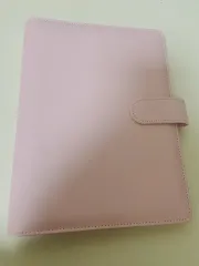 マカロン バインダー いちごミルク色