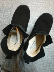 Bearpaw スウェード ファー アンクルブーツ