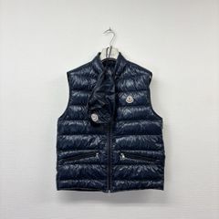 MONCLER ダウンベスト ネイビー サイズ3 - メルカリ
