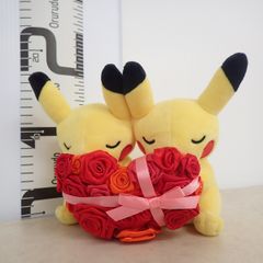 포켓몬 센터 페어 피카츄 셀러브레이션 스위트 하트 봉제 인형 종이 태그 없음 포켓 몬스터 2017