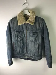 【GAP】ファーカラー付きデニムジャケット サイズS/P