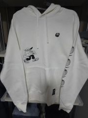 Stussy ホワイトパーカー 8ボールデザイン - メルカリ