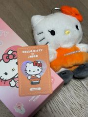 BLACKPINK ジス ハローキティぬいぐるみ キーホルダー 2点 ピンク系