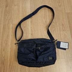 極美品 PORTER ポーター タンカー バーティカルバッグ アイアンブルー