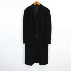 FENDI UOMO バージンウール Classic ブラック オーバコート