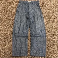 ☆【美品】ナイジェル・ケーボン ネイヴァルダンガリー リネンデニム