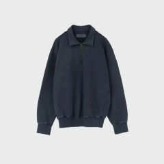 コットンシルクジャージハーフジップPO コモリ comoli - メルカリ