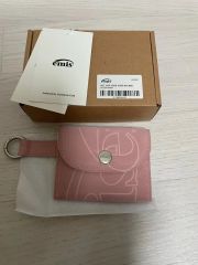 【極美品】ADMJ スリムウォレット 長財布 フラグメントケース レザー ピンク 極美品✨A.D.M.J. 長財布 スリムウォレット シュリンクレザー ピンク