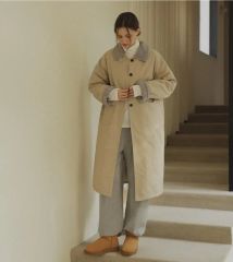 B.C STOCK】ワッシャーナイロンダウンチェスターコート カーキ M