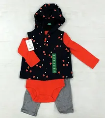 【展示品】carter’s　ロンパース　パンツ　3枚セット　18か月