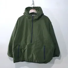 FW新作) ハーフダウンフーディアノラック 3color