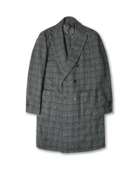 DAIZ MEN LARDINI(ラルディーニ) CHECK ウール ダブル ポロコートのサムネイル