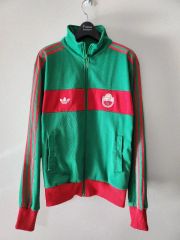 Lアディダスadidasグリーンレッド緑赤トラックジャケットジャージMAROC