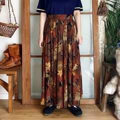 極美品 70s フランス製 Jeunesse ヴィンテージ ウールロングスカート 