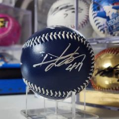 大谷翔平 サインボール（プリント仕様） LAロゴ＆MVP＆WS優勝ver MLB