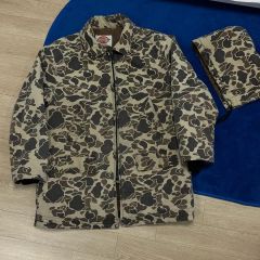 Dickies ダックジャケット ダークブルー/フェードブラック - メルカリ