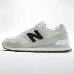 NEW BALANCE スニーカー 26.5cm スエード ENCAP ホワイト グレー U574NGB