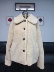 美品 GALERIE VIE コットンリネンマットクロス ベルテッドジャケット