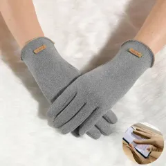 (新品)レディース ウール 防寒 手袋 スクリーンTouch 指