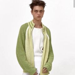 ernestoエルネスト リネンデニム極厚 スタンドカラージャケット52新品