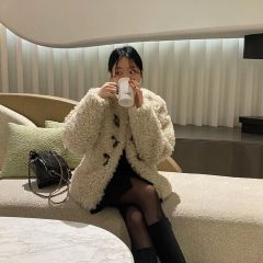 sheller シェリエ ブークレコクーンショートコート - メルカリ