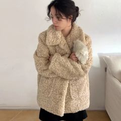 olun ルーズ2wayボアコート アイボリー S - メルカリ