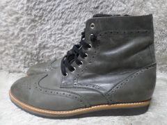 美品 DSQUARED2 牛革コンビ ウィングチップスニーカー41 - メルカリ