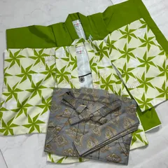 ◆kimono+one◆厳選◆5歳くらい用◆子供着物羽織袴◆3点セット◆七五三◆男の子◆羽織◆着物◆行燈袴◆G396