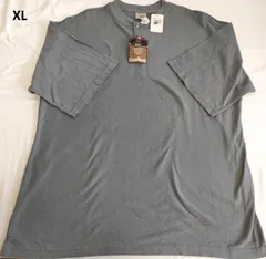【XL】海外古着　carhartt 半袖　ポロシャツ　大きいサイズ　ブルーグレー　ゆったりのサムネイル