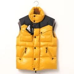 ■美品■MONCLER モンクレール PORIS ダウンベスト サイズ0 MONCLER GRENOBLE モンクレール グルノーブル ダウンジャケット ナイロン イエロー ブランド古着【中古】20240913/RA1101