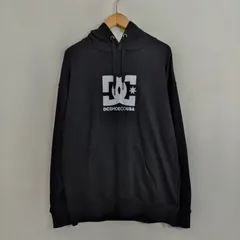 DC SHOES ディーシーシューズ ロゴ プルオーバー パーカー フーディ スウェット スケボー ブラック M D798のサムネイル