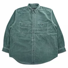 Eddie Bauer 00年代 ヴィンテージ 長袖 ボタンダウンシャツ XL コーデュロイ 胸ポケット ビッグサイズ