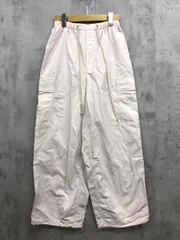 BEAUTY & YOUTH ビューティ&ユース コットンナイロン カーゴ パンツ sizeS/アイボリー ■■ レディース