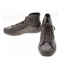 CONVERSE ダークブラウン ハイカットスニーカー 100周年記念モデル 