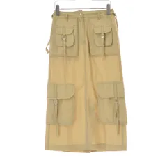 【AcneStudios】FN-WN-SKIR000761 Cargo Skirt コットンナイロン ロング カーゴマキシスカートのサムネイル
