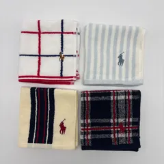 ラルフローレン ハンカチタオル 4枚セット ハンドタオルRalph lauren