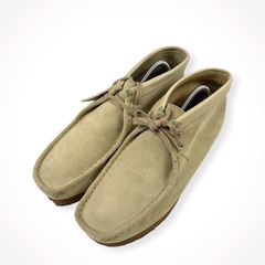Clarks ワラビー モカシン ベージュ スエード - メルカリ