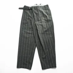 KHOKI 日本製 カシミヤ ワイドパンツ ラップパンツ スラックス M 